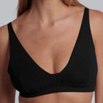 Gracelynne Plunge Bralette|Black