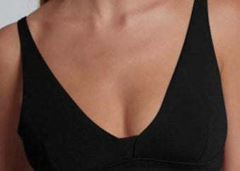 Gracelynne Plunge Bralette|Black