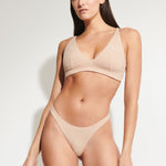 Gracelynne Plunge Bralette|Macadamia