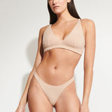 Gracelynne Plunge Bralette|Macadamia