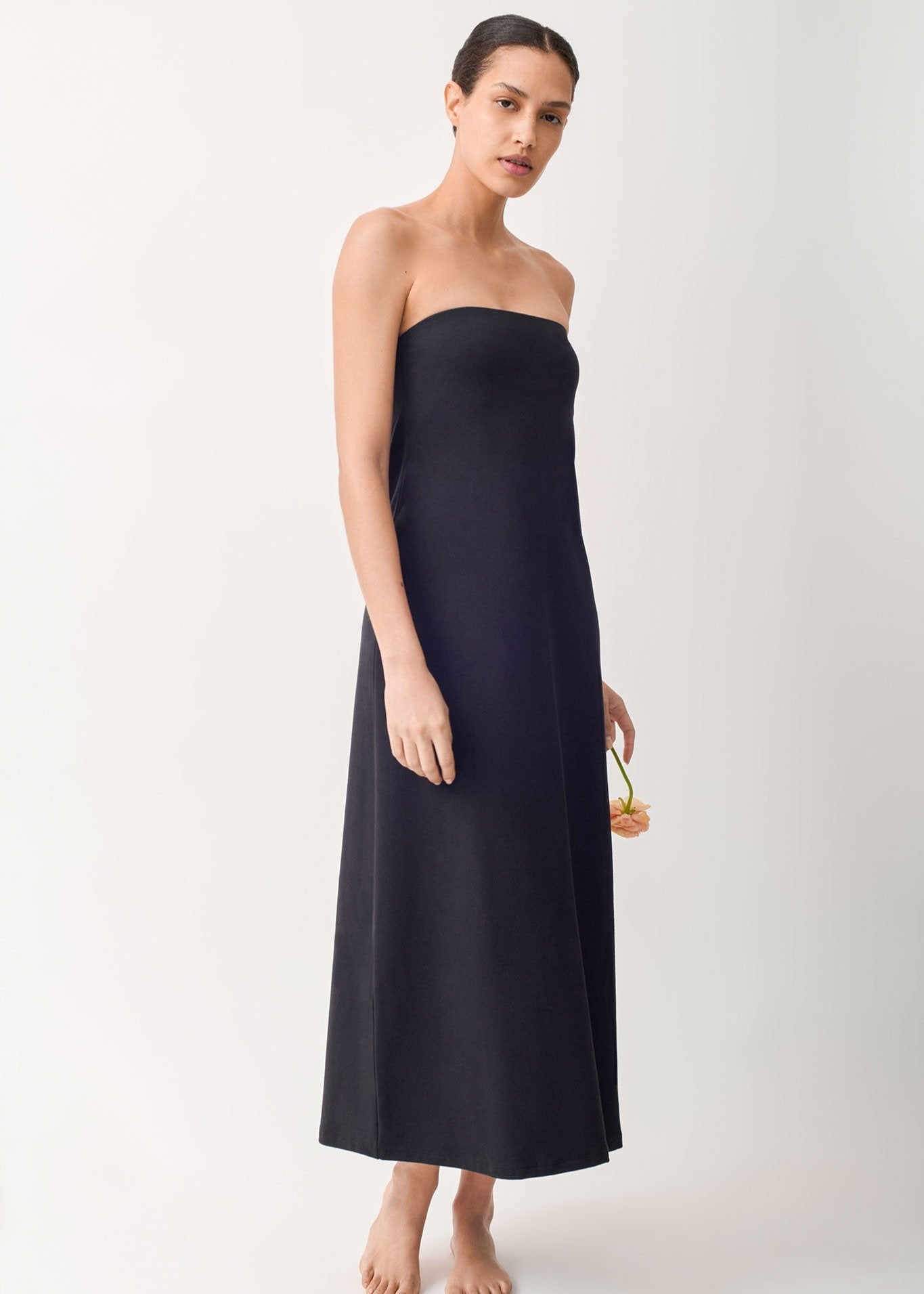 strapless dress cotton HIGH SPORT Nance Stretch-cotton Mini - Women - Black Dresses With hidden pockets Base Strapless Tube Dress |