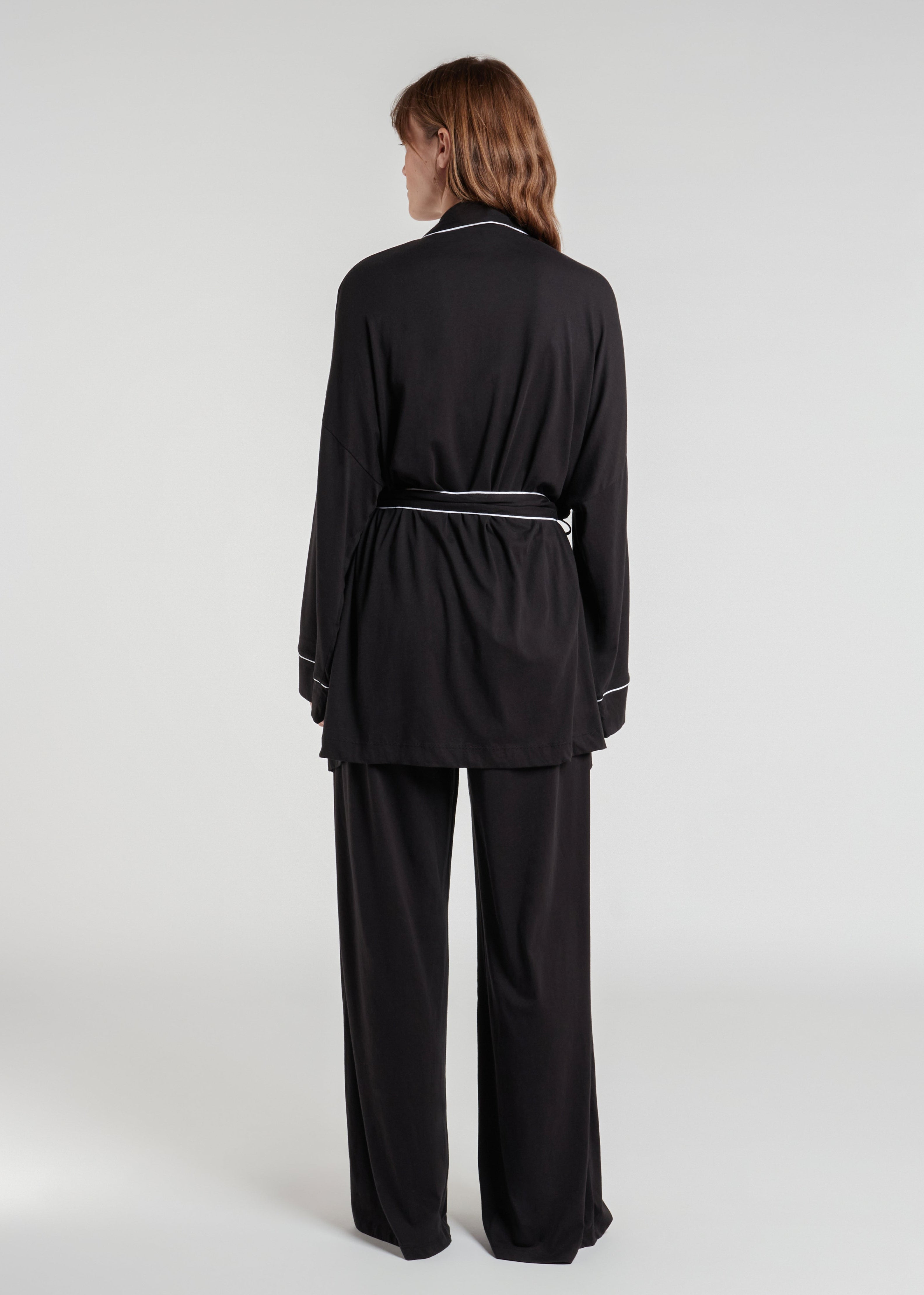 Carlotta Robe | 100% Organic Cotton Lounge Robe – Skin. Addressing