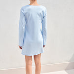 Carmine Sleepshirt|Blue Breeze