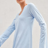 Carmine Sleepshirt|Blue Breeze