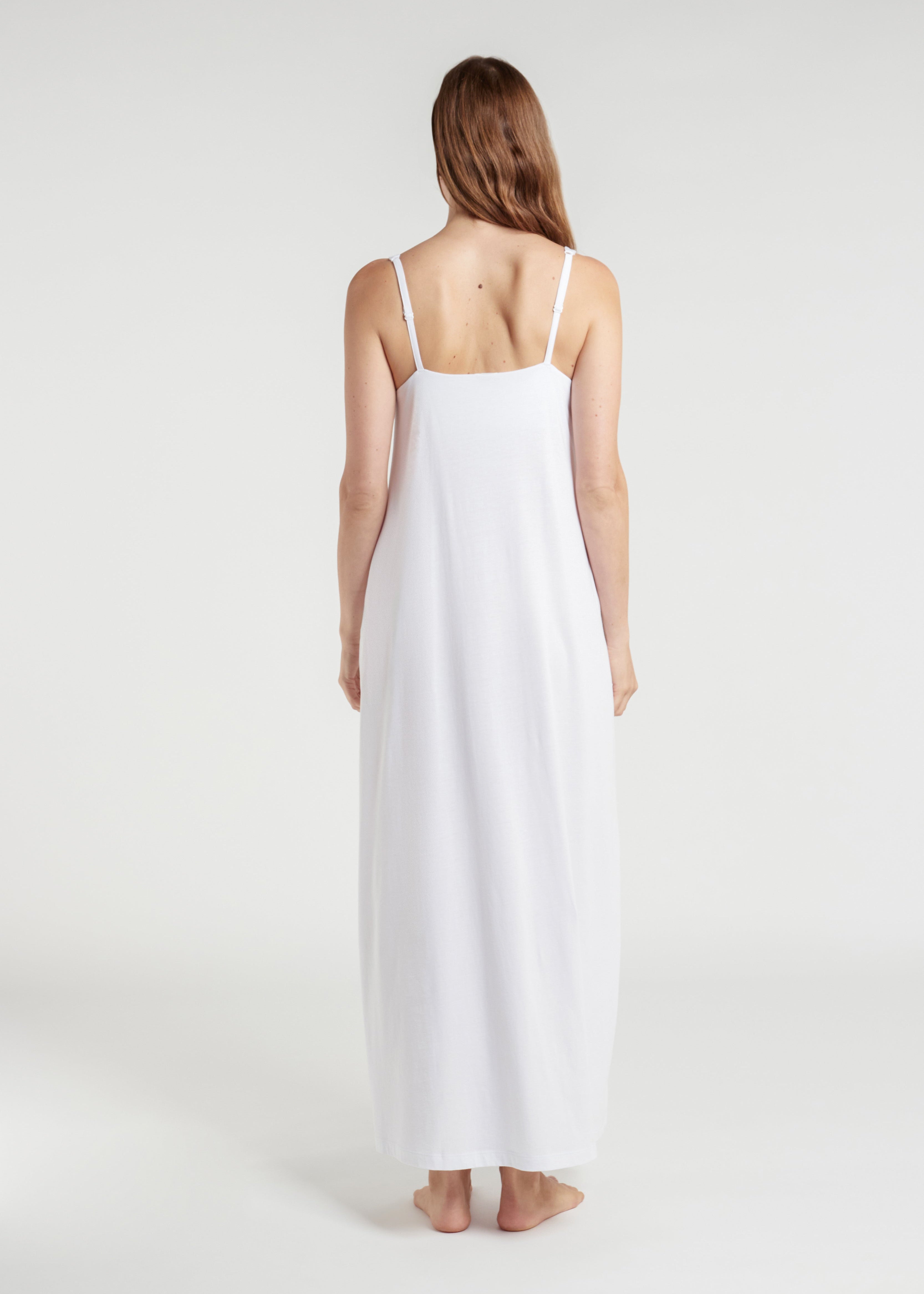 Skin Long Char Chemise Women's Pajama Black (XS)