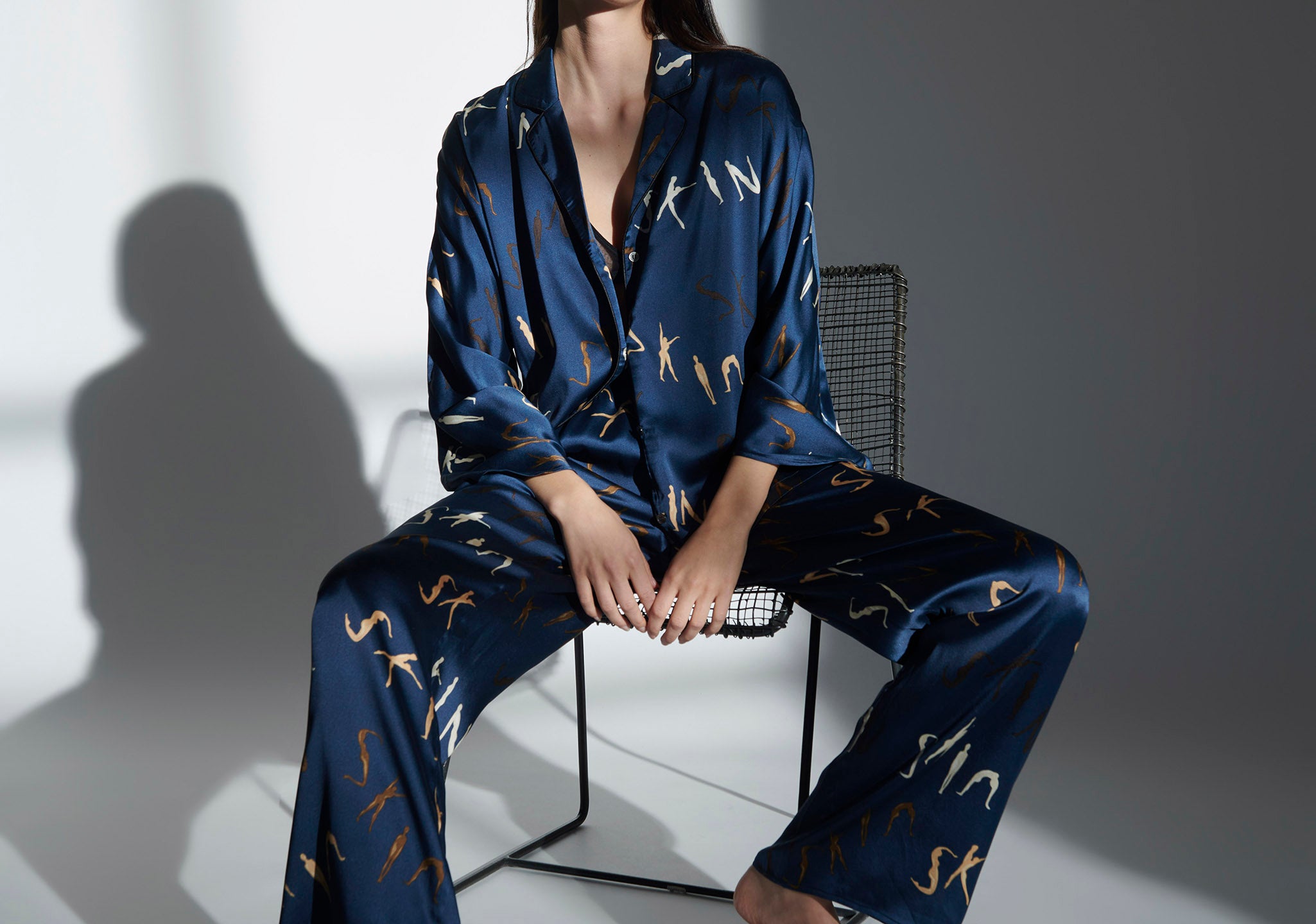 Washable hotsell silk pajamas