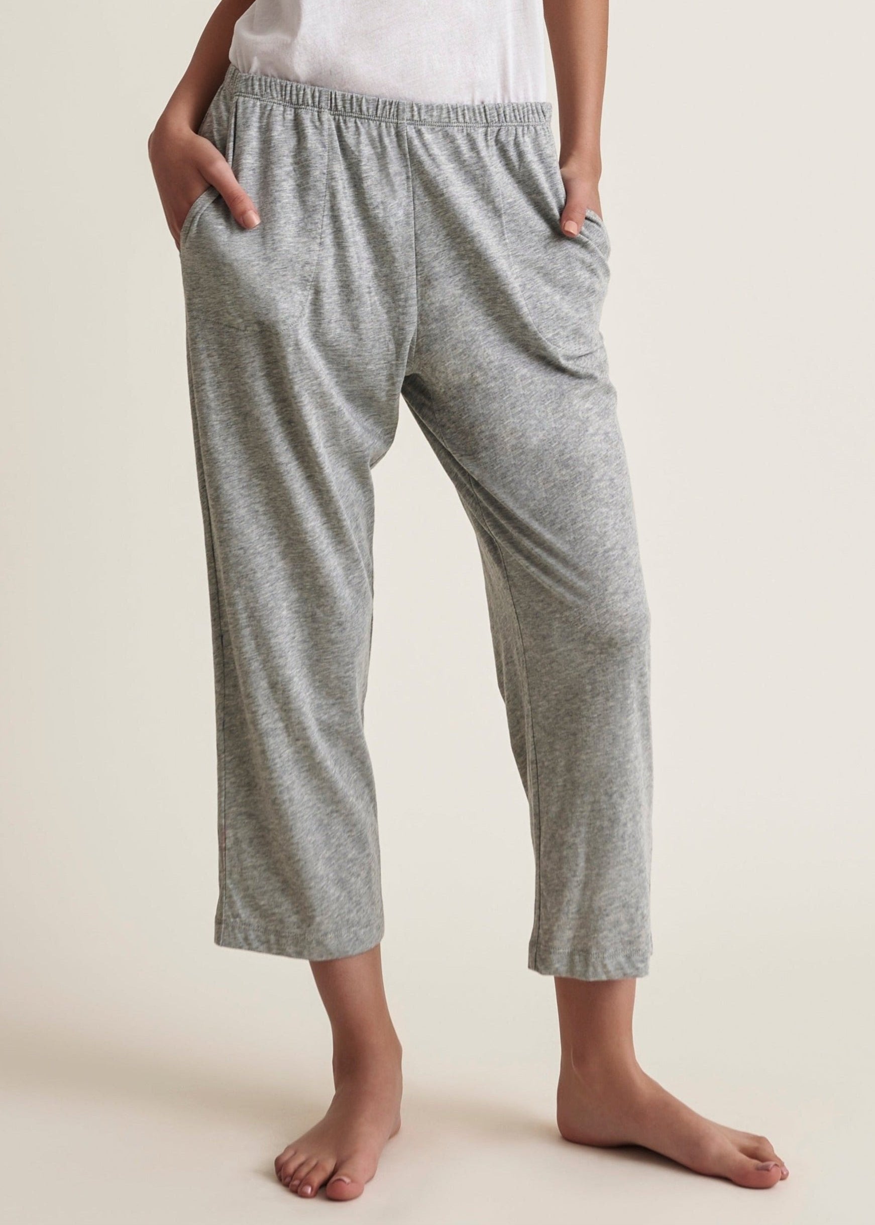Carlyn Crop Pant | Cropped Organic Cotton Lounge Pants