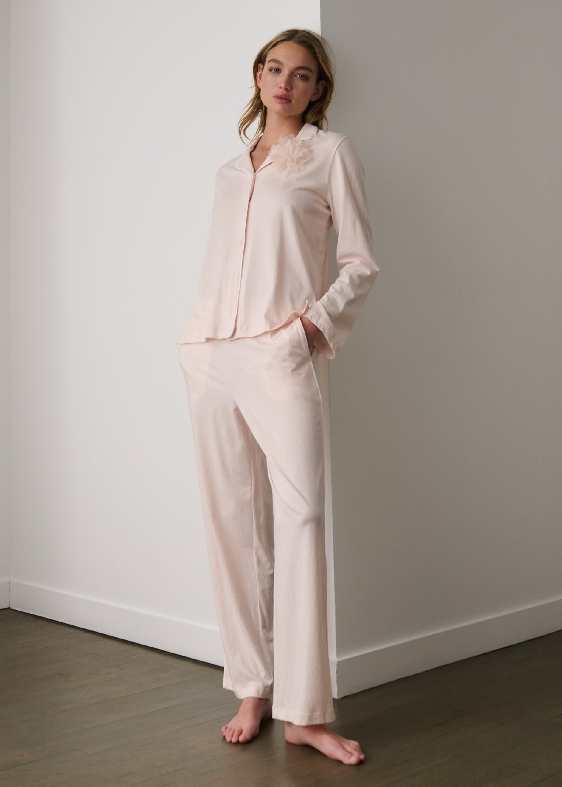 Cayla Long Pajama Set | Soft, 100% Organic Cotton PJs – Skin