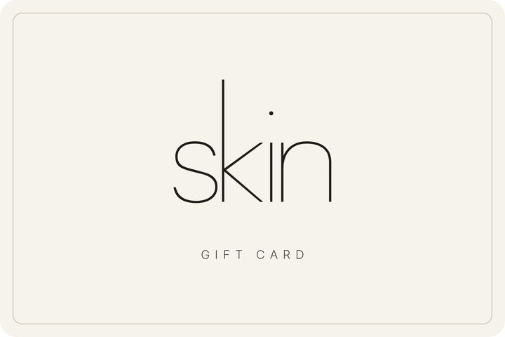 digital gift card with skin logo