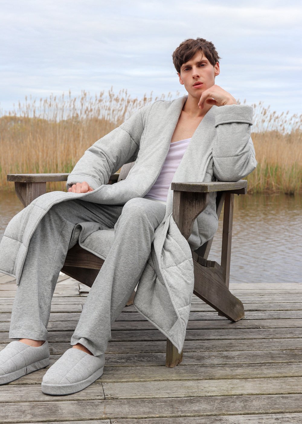 Sierra Robe|Heather Grey