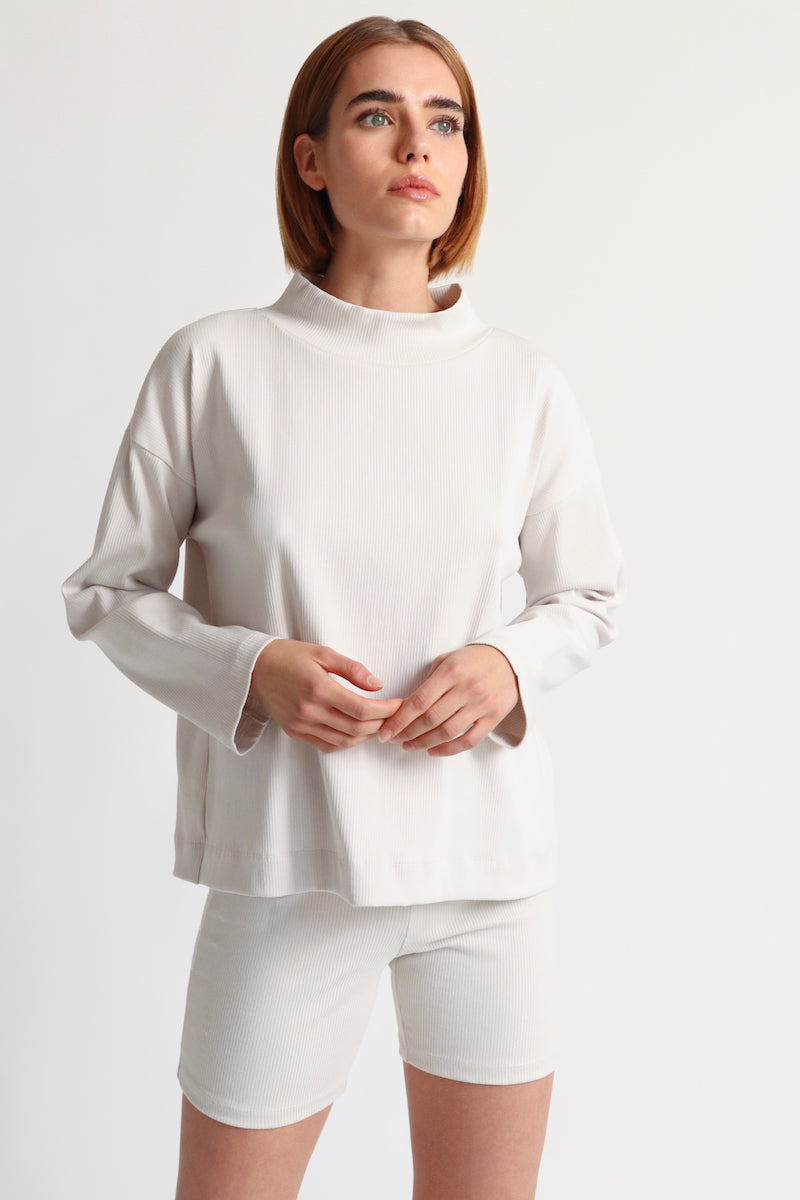 Inis Mock Neck Pullover