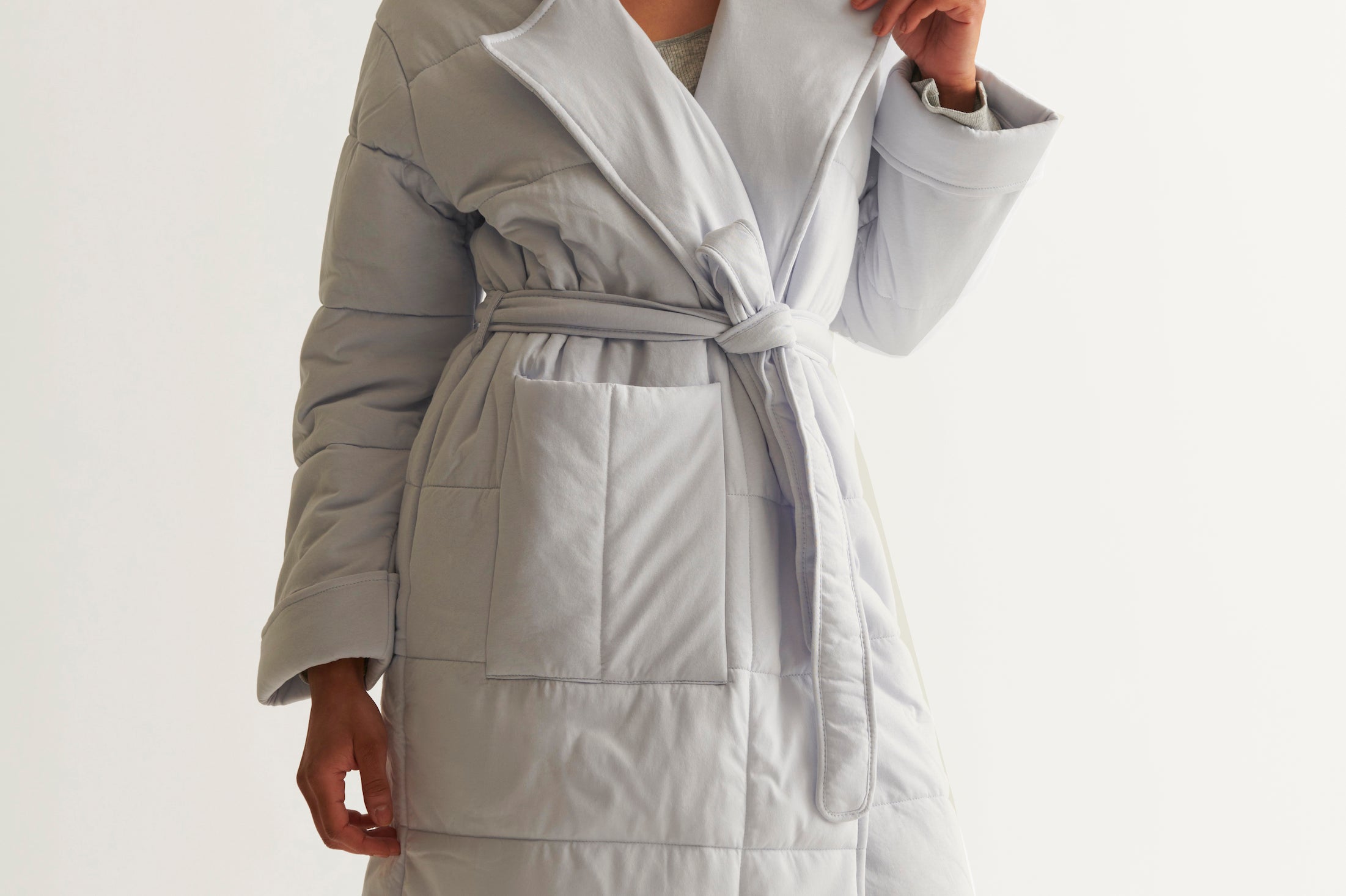 Sonya Short Quilted Robe