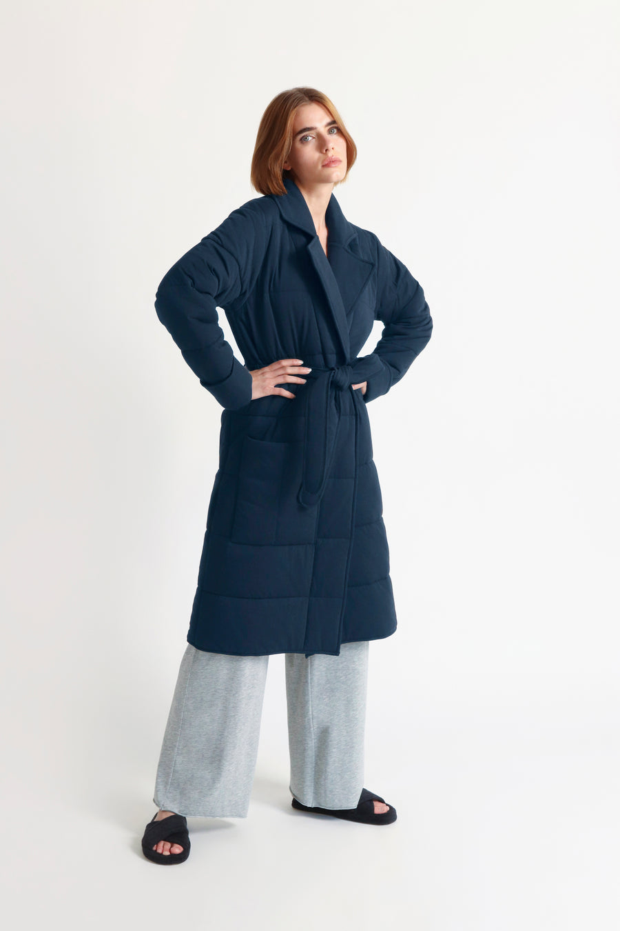 Sonya Short Quilted Robe